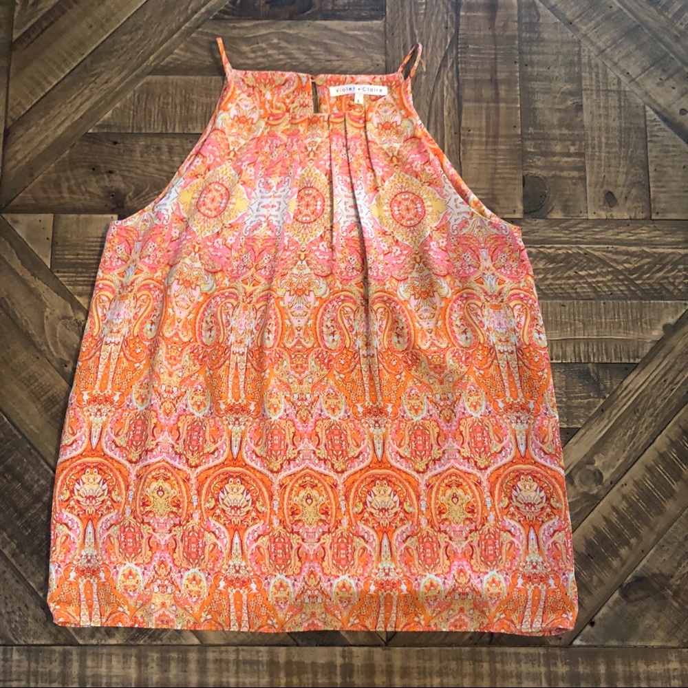 Violet + Claire Printed Top